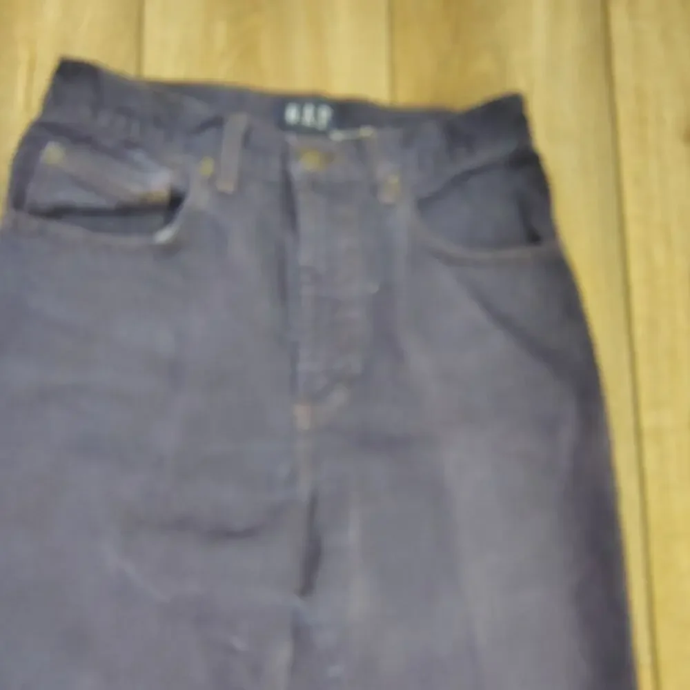 Gap 90s Vintage Heavyweight Indigo Mom Jeans High Rise Tapered Womens 6 Long USA
